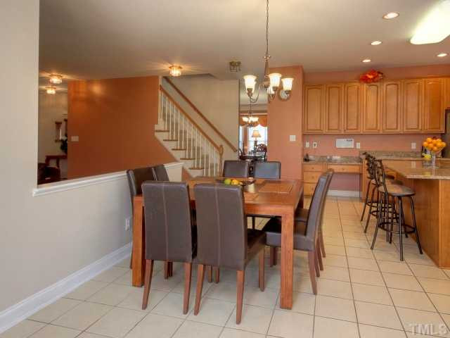 2117 Roland Glen Road Cary, NC 27519 - Photo 8 of 25 In addition you also have your breakfast room, built in desk and a second set of stairs. Breakfast Area