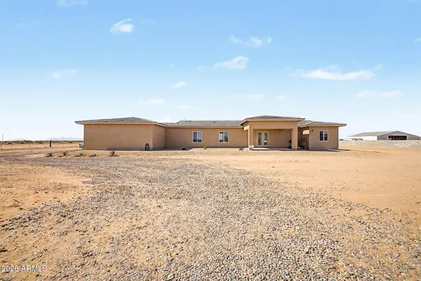 a view of a house with a outdoor space