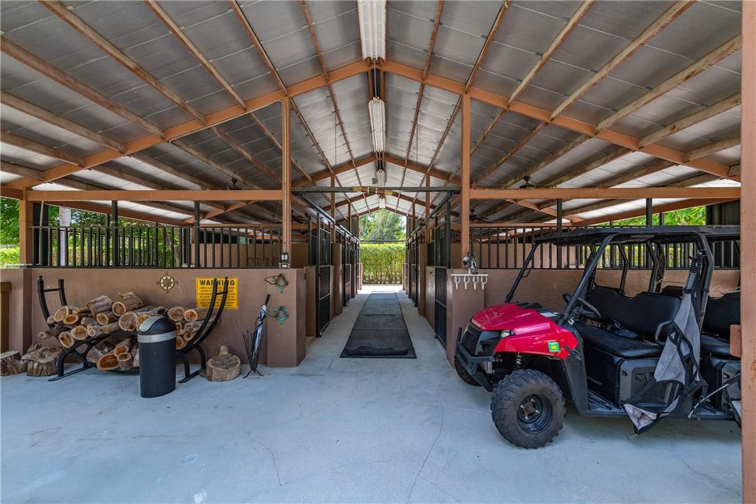 15720 Southwest 51st Manor Southwest Ranches, FL 33331 - Photo 27 of 29 Detached Pole Barn w/6 Stalls