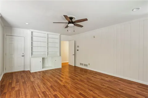 wooden floor in an empty room
