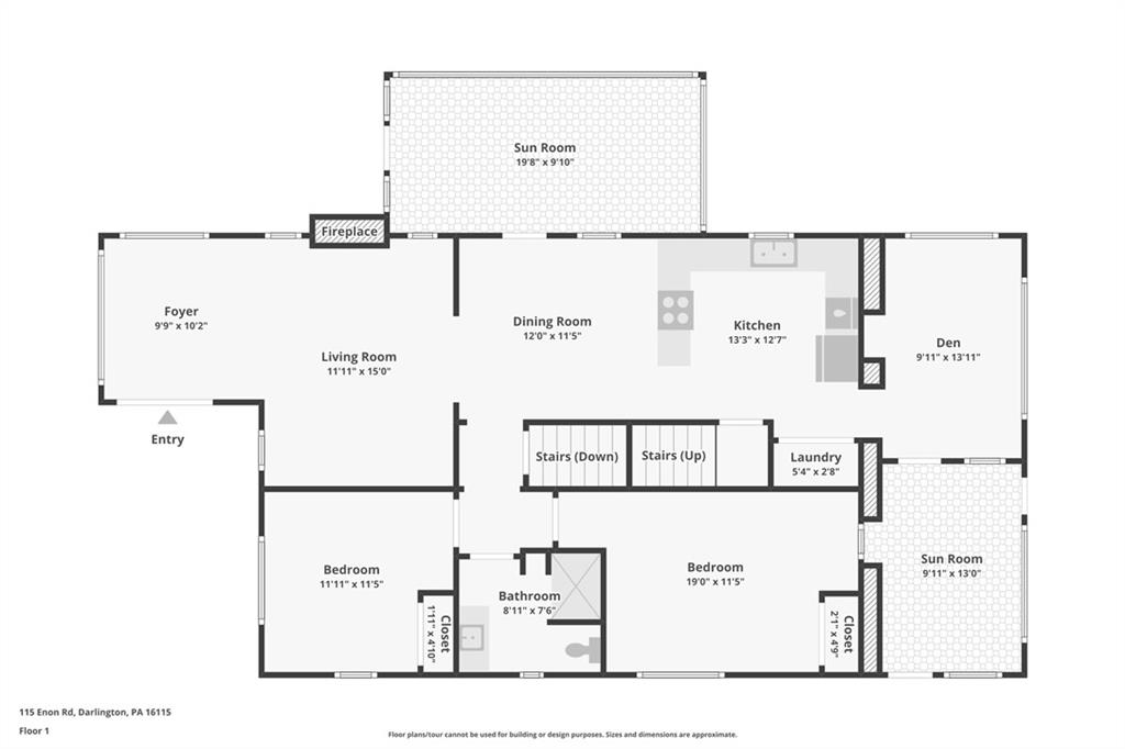 115 Enon Road Darlington, PA 16115 - Photo 45 of 50 a black and white photo of a refrigerator