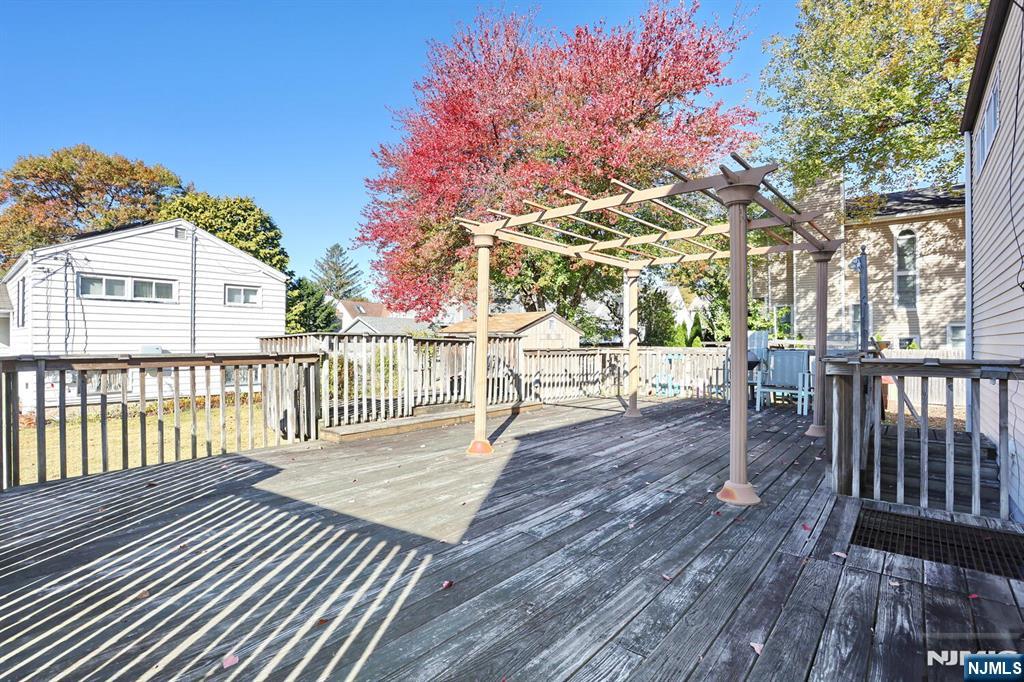 40 Depew Street Dumont, NJ 07628 - Photo 34 of 38 a view of a house with wooden deck