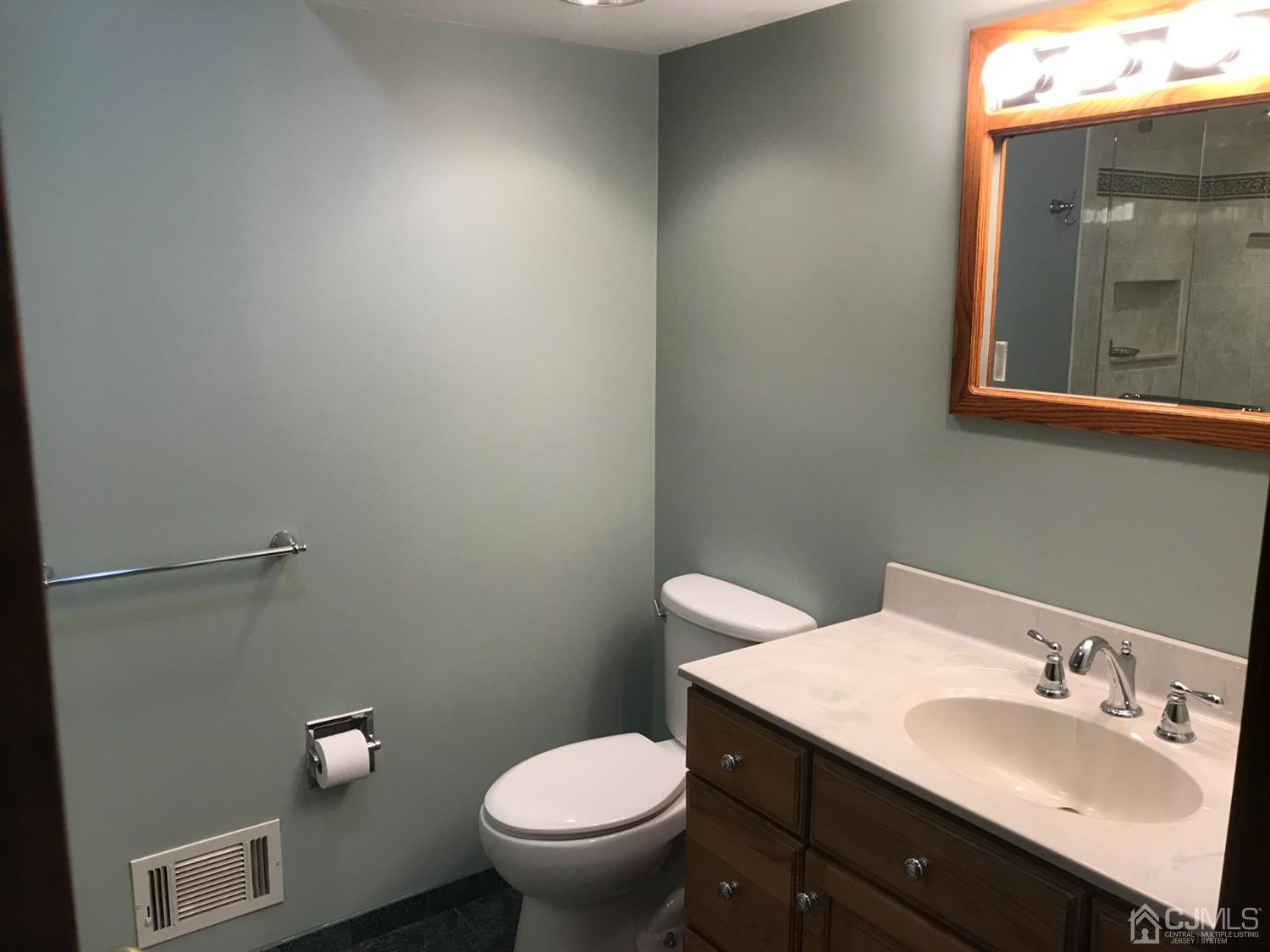 10 Wilcox Road New Brunswick, NJ 08901 - Photo 6 of 41 a bathroom with a sink mirror and toilet