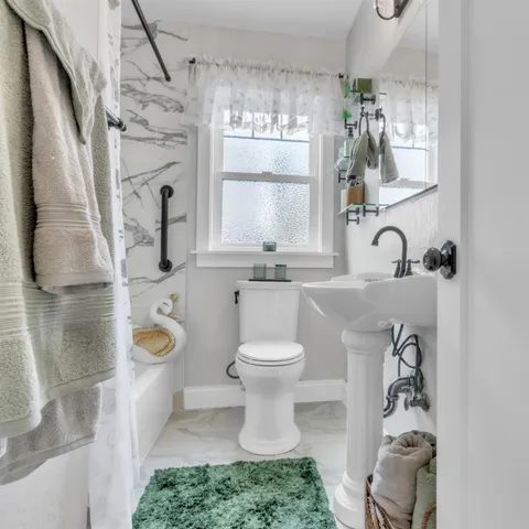 a view of a garden with flower