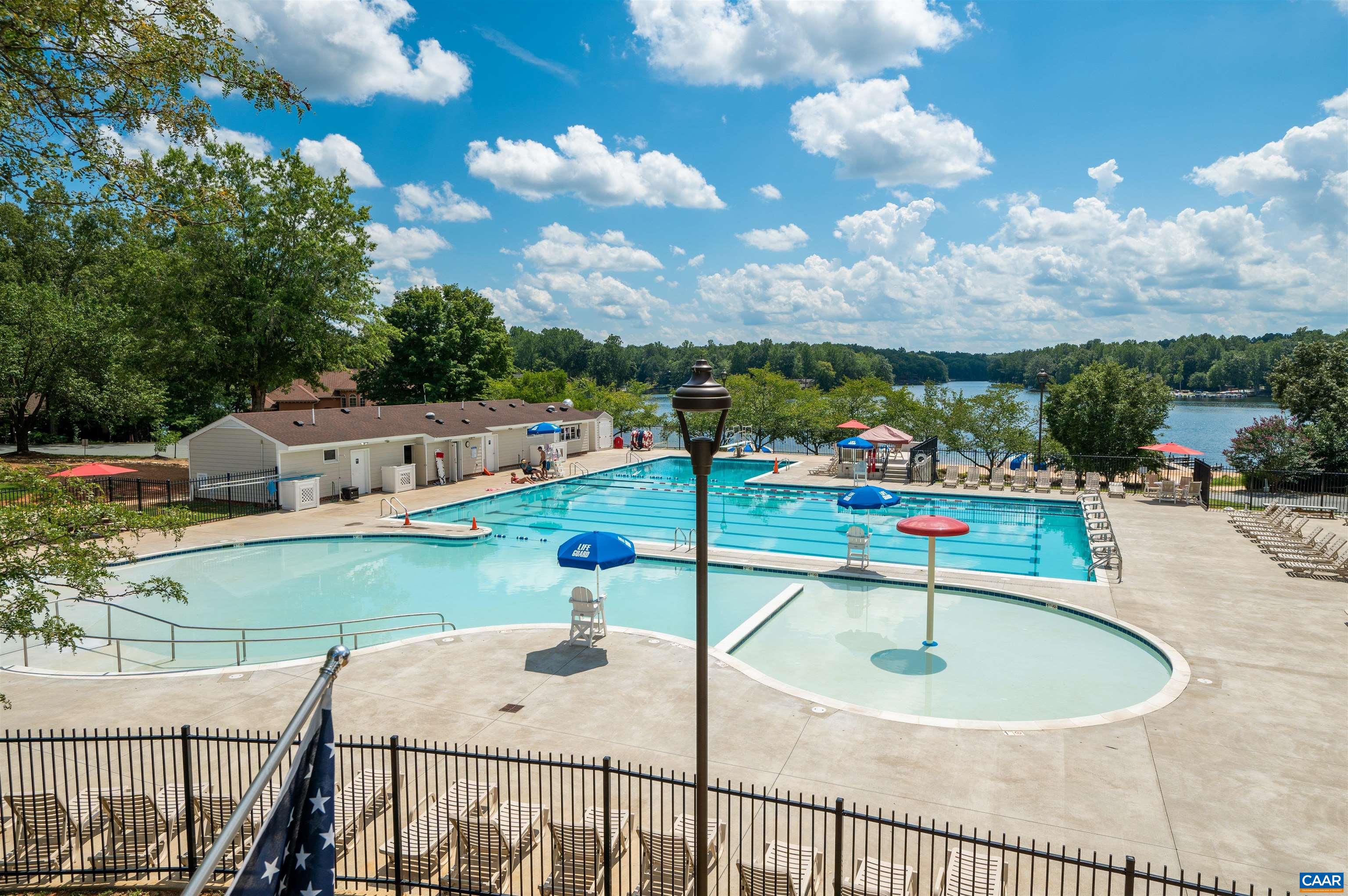 32 Out Of Bounds Road Palmyra, VA 22963 - Photo 41 of 55 a view of a swimming pool with a patio