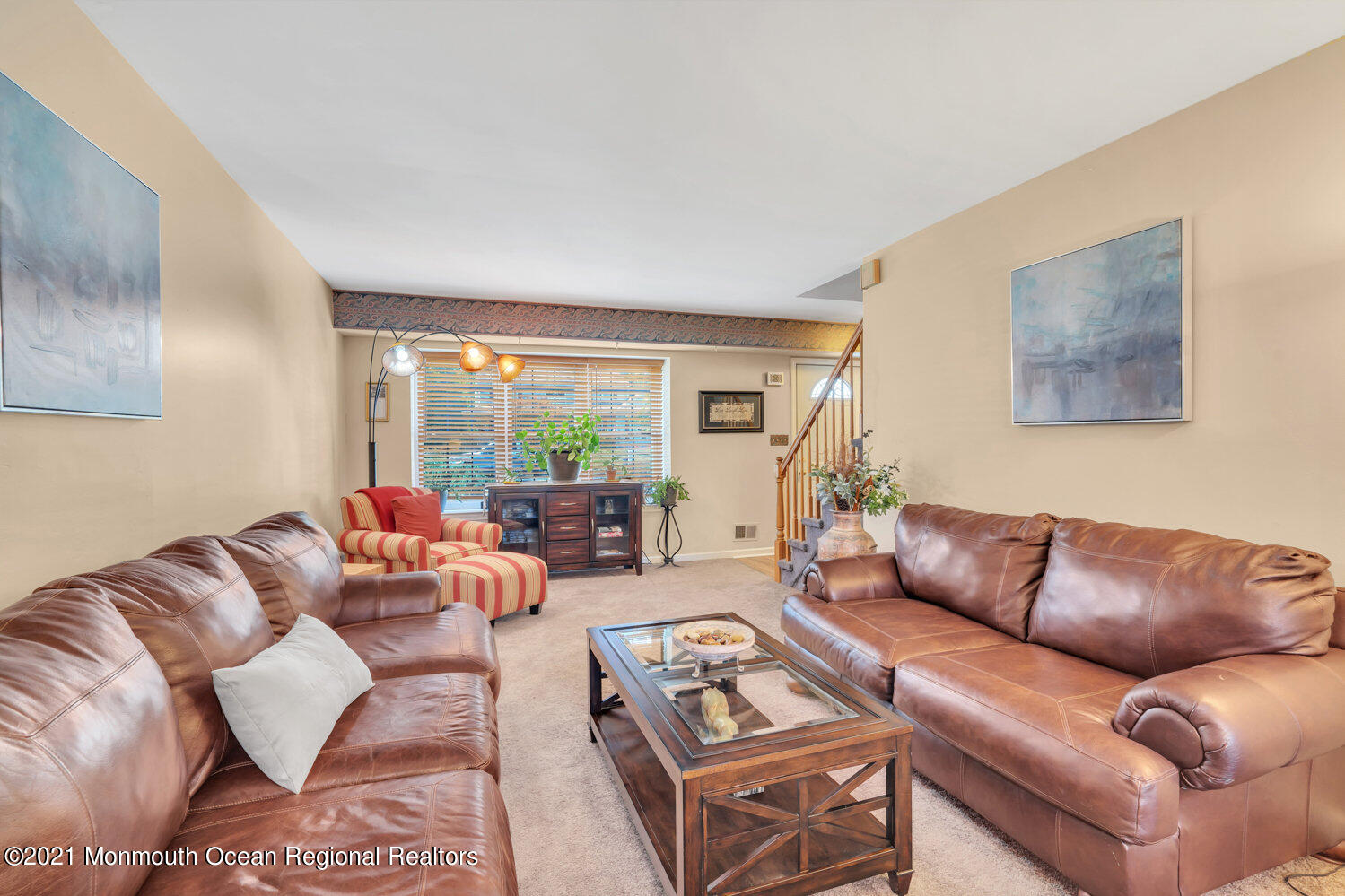 181 Friendship Road Howell, NJ 07731 - Photo 14 of 36 a living room with furniture a couch and a large window