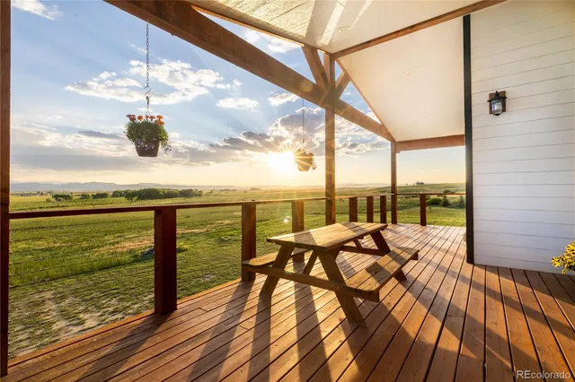 a view of ocean from a balcony
