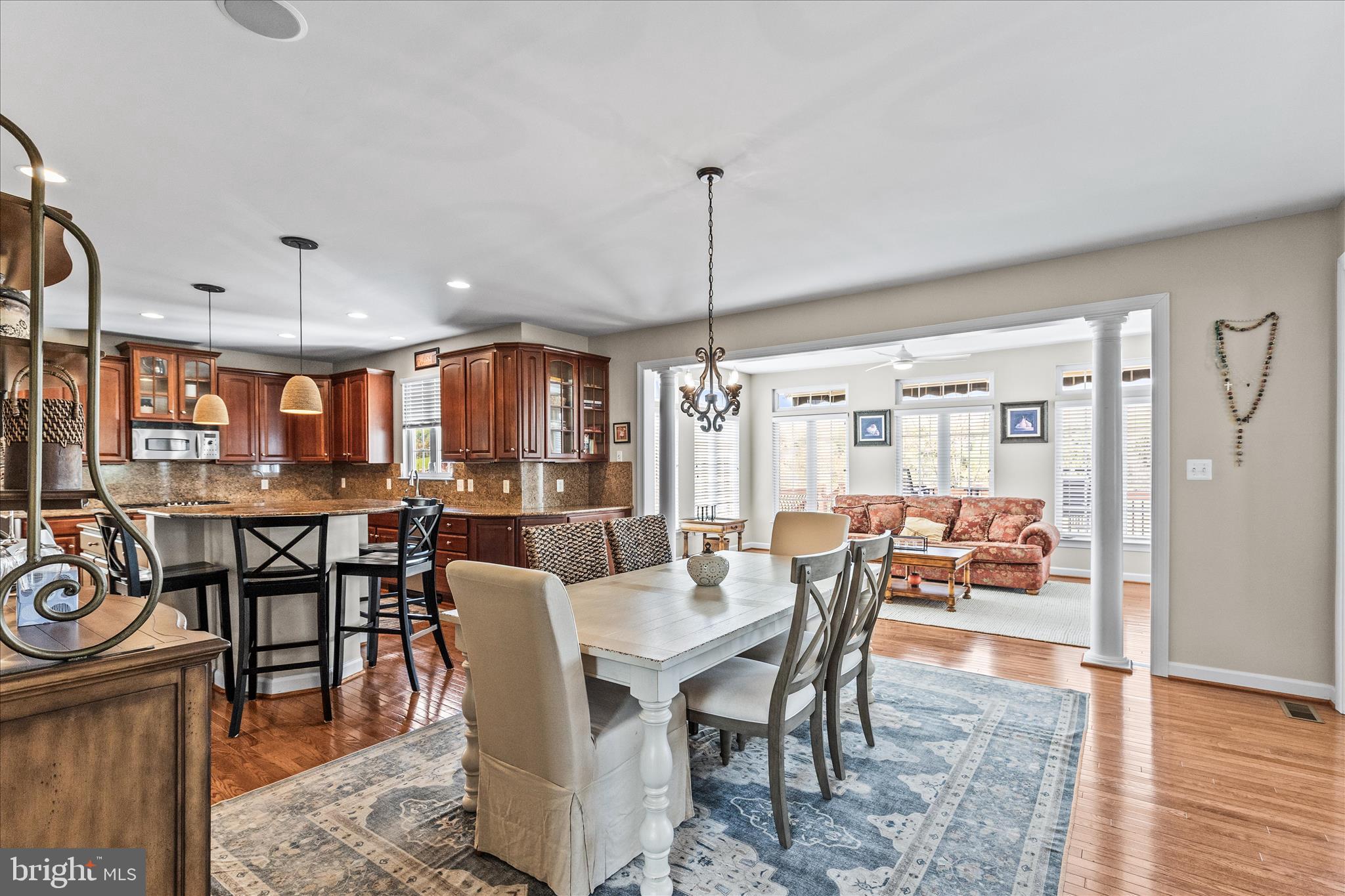 40 Fawn Hill Road Hanover, PA 17331 - Photo 26 of 99 a dining room with furniture a chandelier and wooden floor