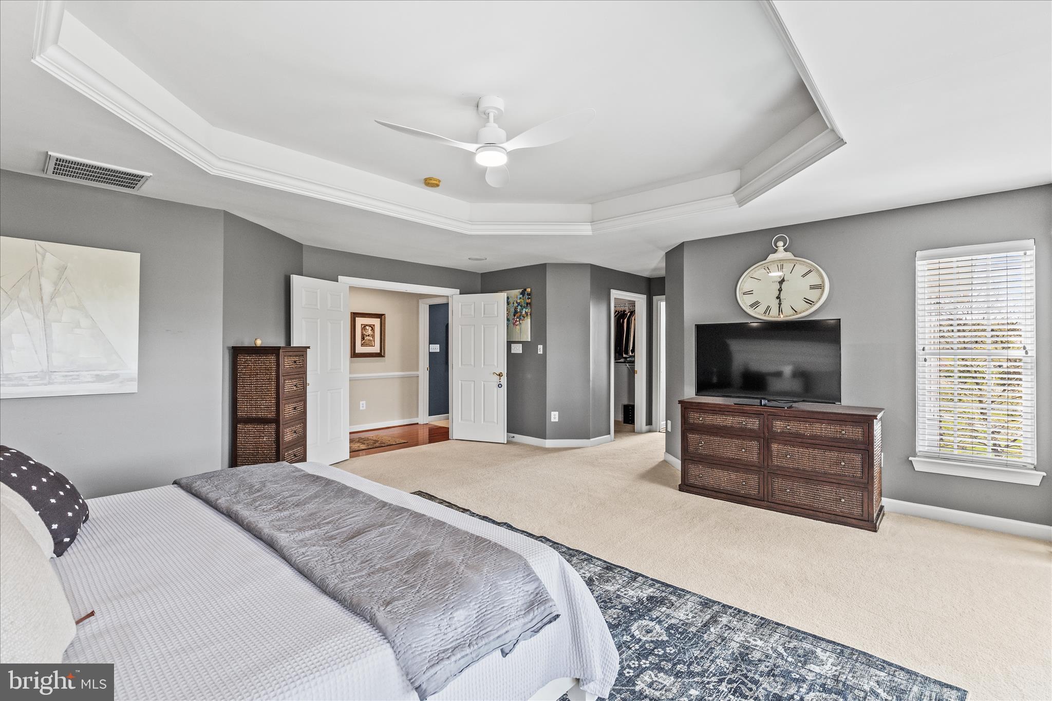 40 Fawn Hill Road Hanover, PA 17331 - Photo 39 of 99 a bedroom with a bed and a flat screen tv