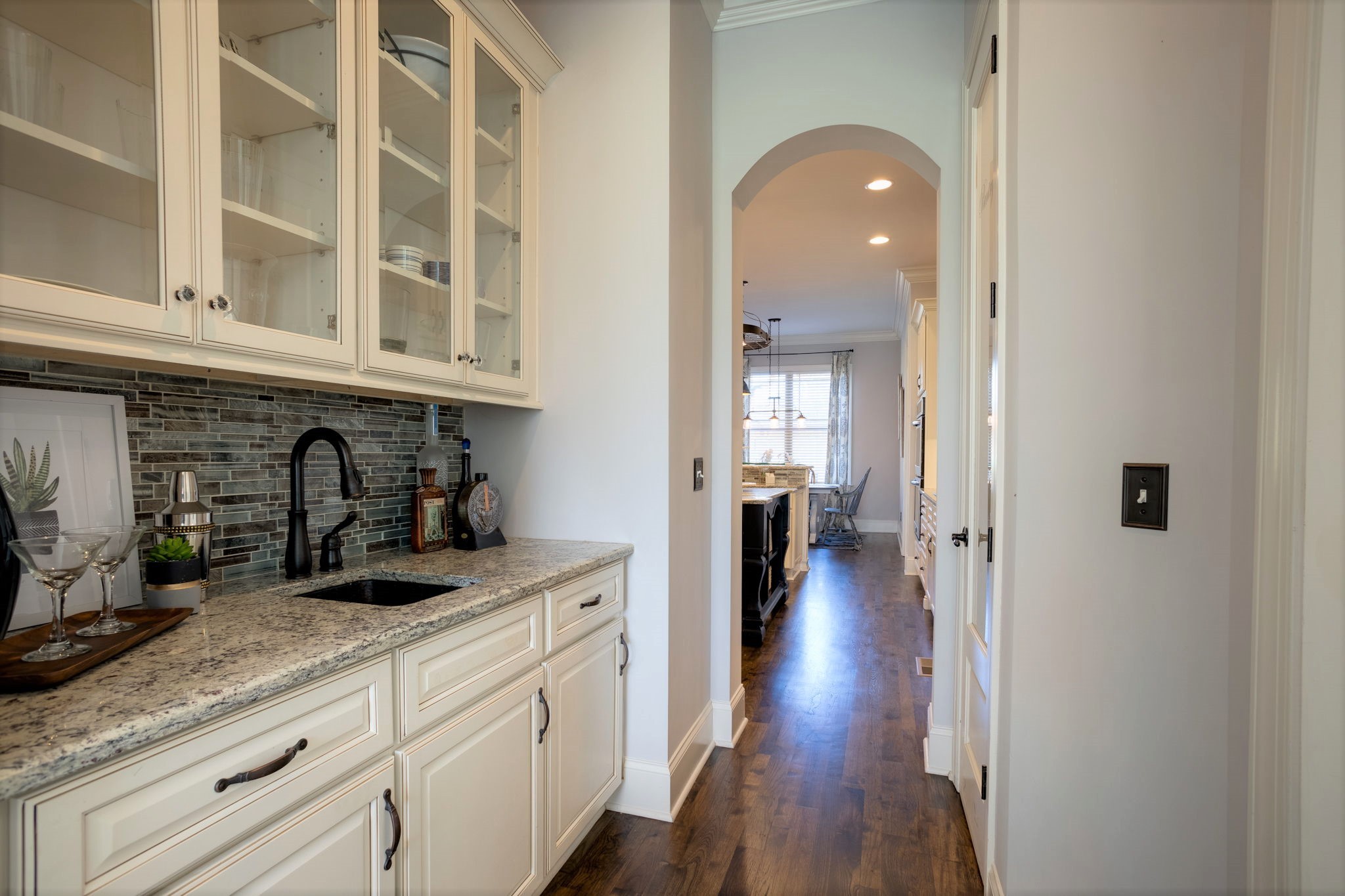 8254 Patterson Road College Grove, TN 37046 - Photo 17 of 30 a kitchen with sink and cabinets