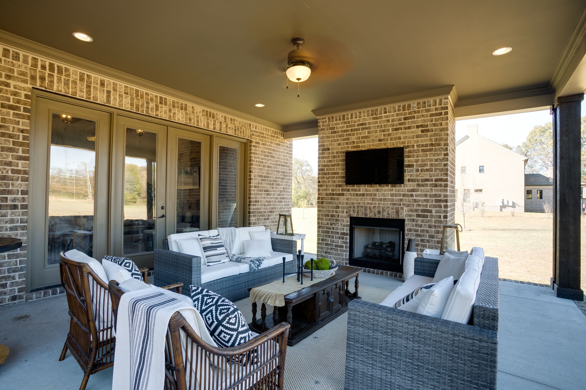8254 Patterson Road College Grove, TN 37046 - Photo 28 of 30 a living room with furniture and a fireplace