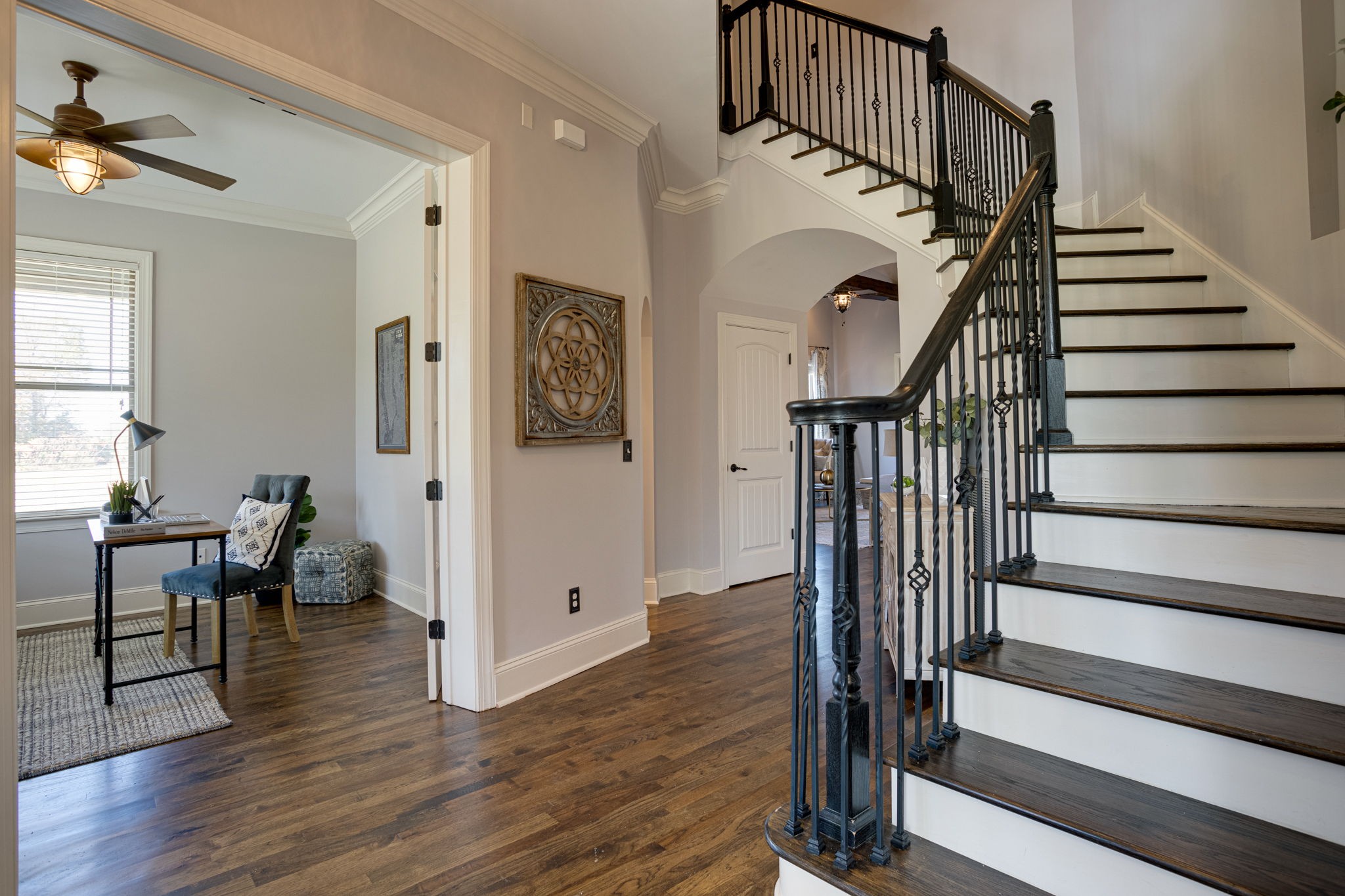 8254 Patterson Road College Grove, TN 37046 - Photo 4 of 30 a view of entryway and hall with wooden floor