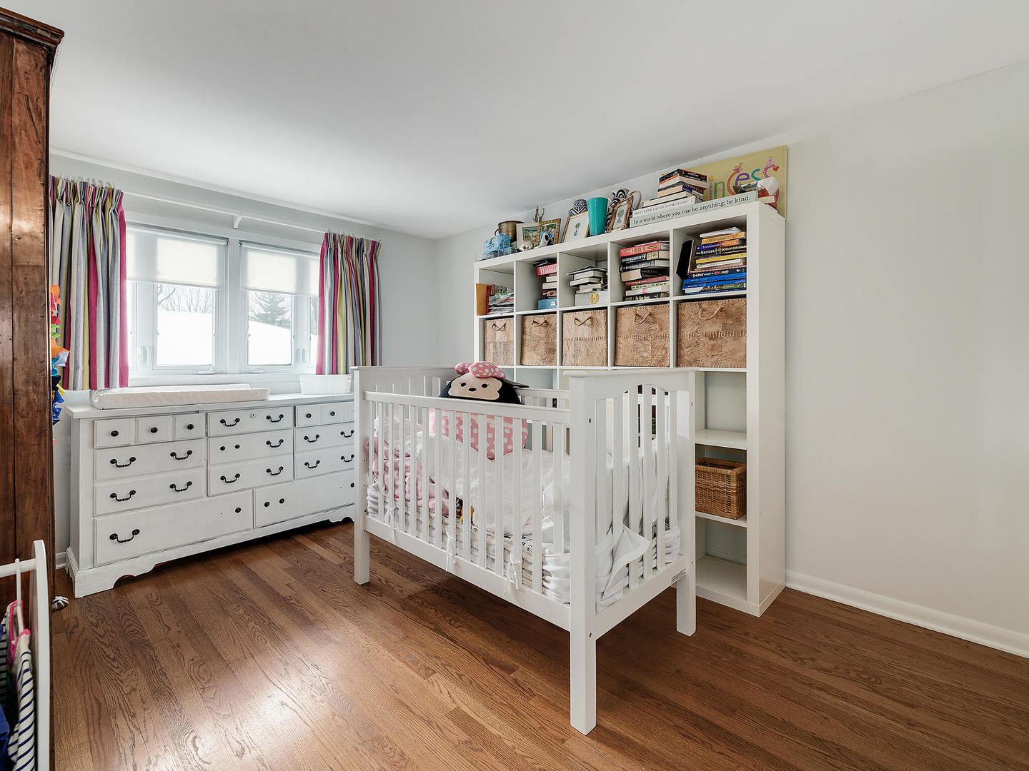 1340 Oak Street Western Springs, IL 60558 - Photo 17 of 25 a view of a room with wooden floor and windows