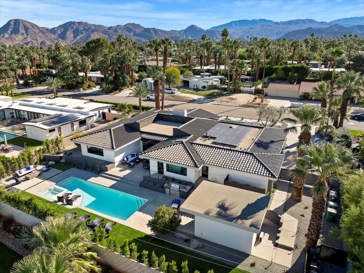 73306 Juniper Street Palm Desert, CA 92260 - Photo 77 of 79 83-Aerial Back View