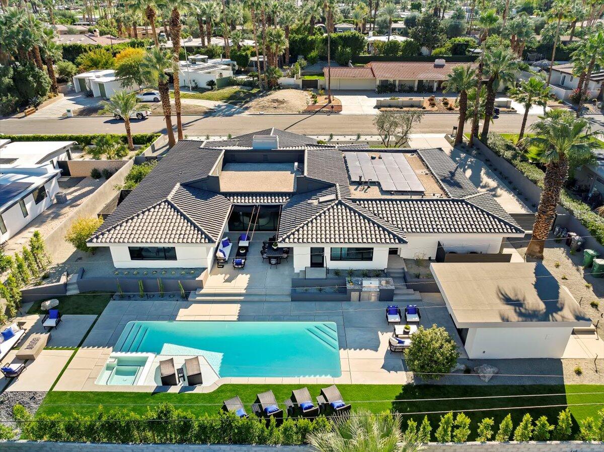 73306 Juniper Street Palm Desert, CA 92260 - Photo 79 of 79 85-Aerial Back View