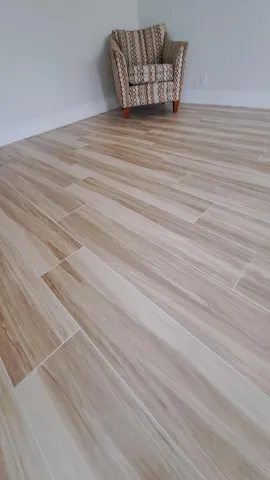 a view of wooden floor