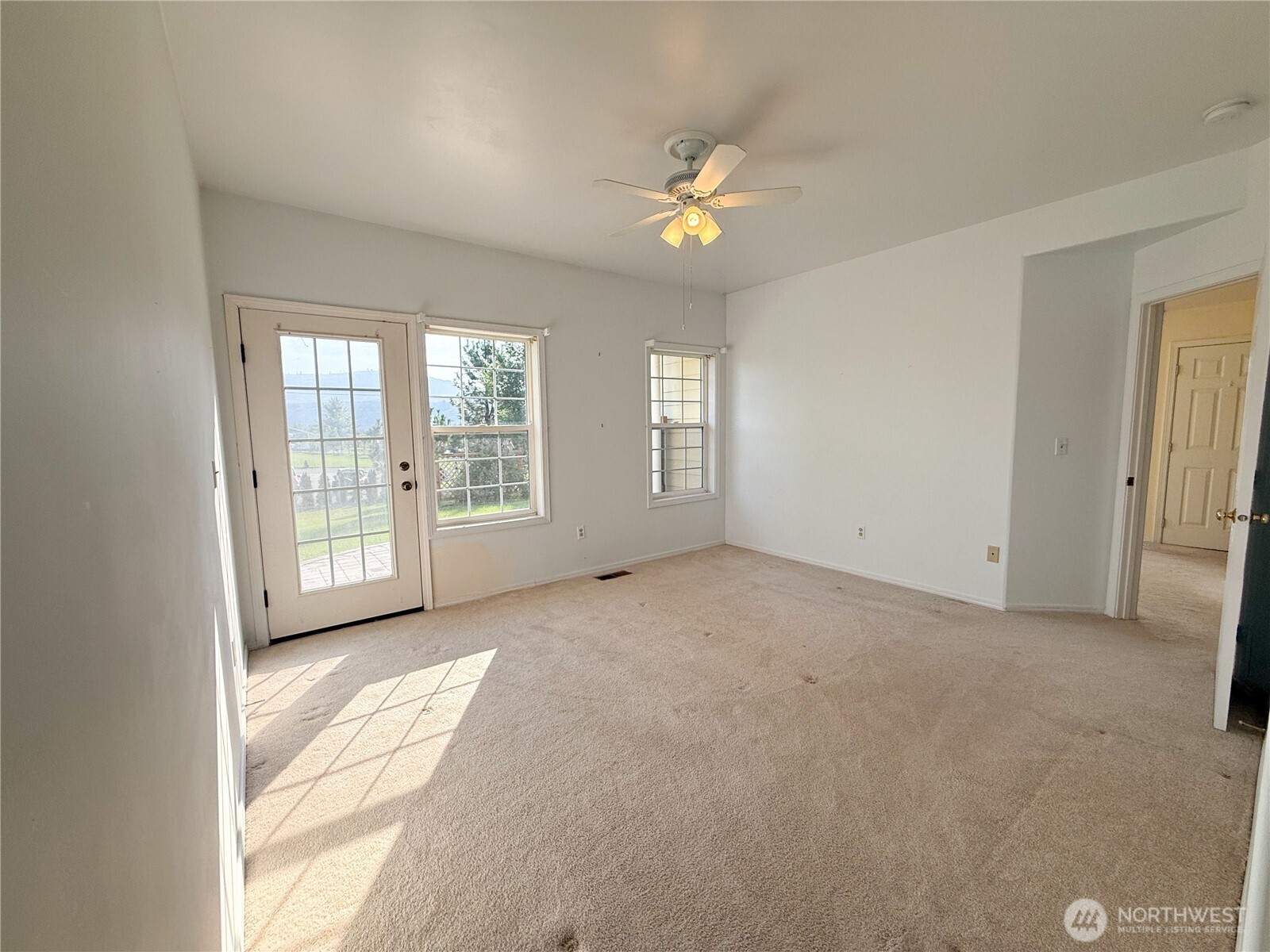 334 Omak River Road Omak, WA 98841 - Photo 16 of 31 a view of an empty room with a window