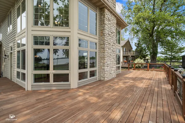 a view of a house with wooden floor