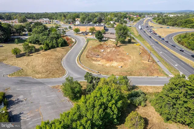 an aerial view of swimming pool