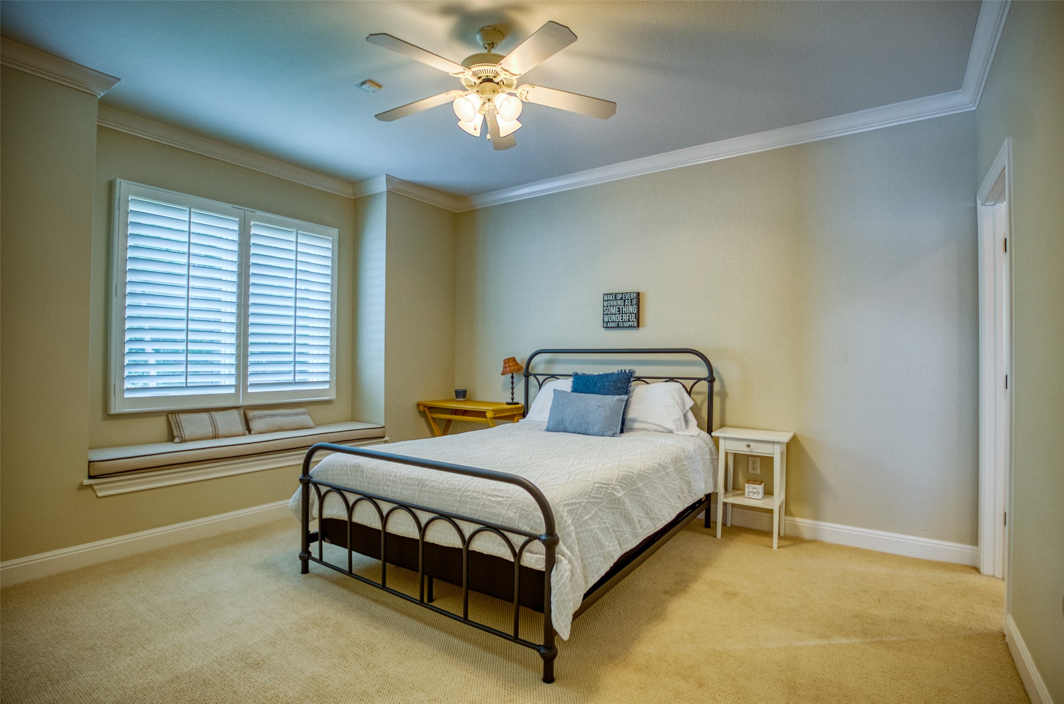1035 Timber Elm Seguin, TX 78155 - Photo 17 of 35 All bedrooms feature windows with views and window treatments, and fans.