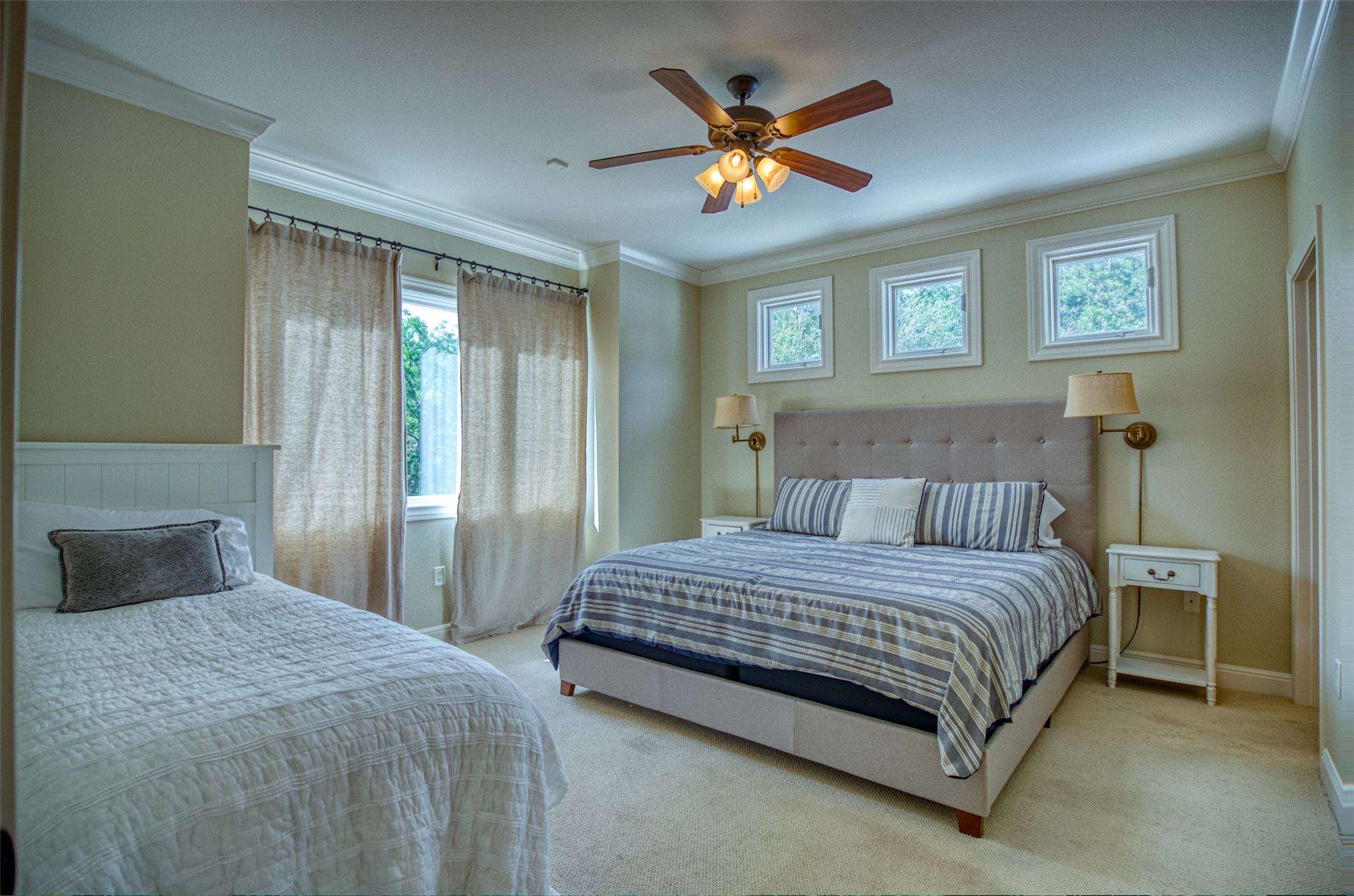 1035 Timber Elm Seguin, TX 78155 - Photo 21 of 35 Primary bedroom large enough for a King and a twin bed. Located upstairs.
