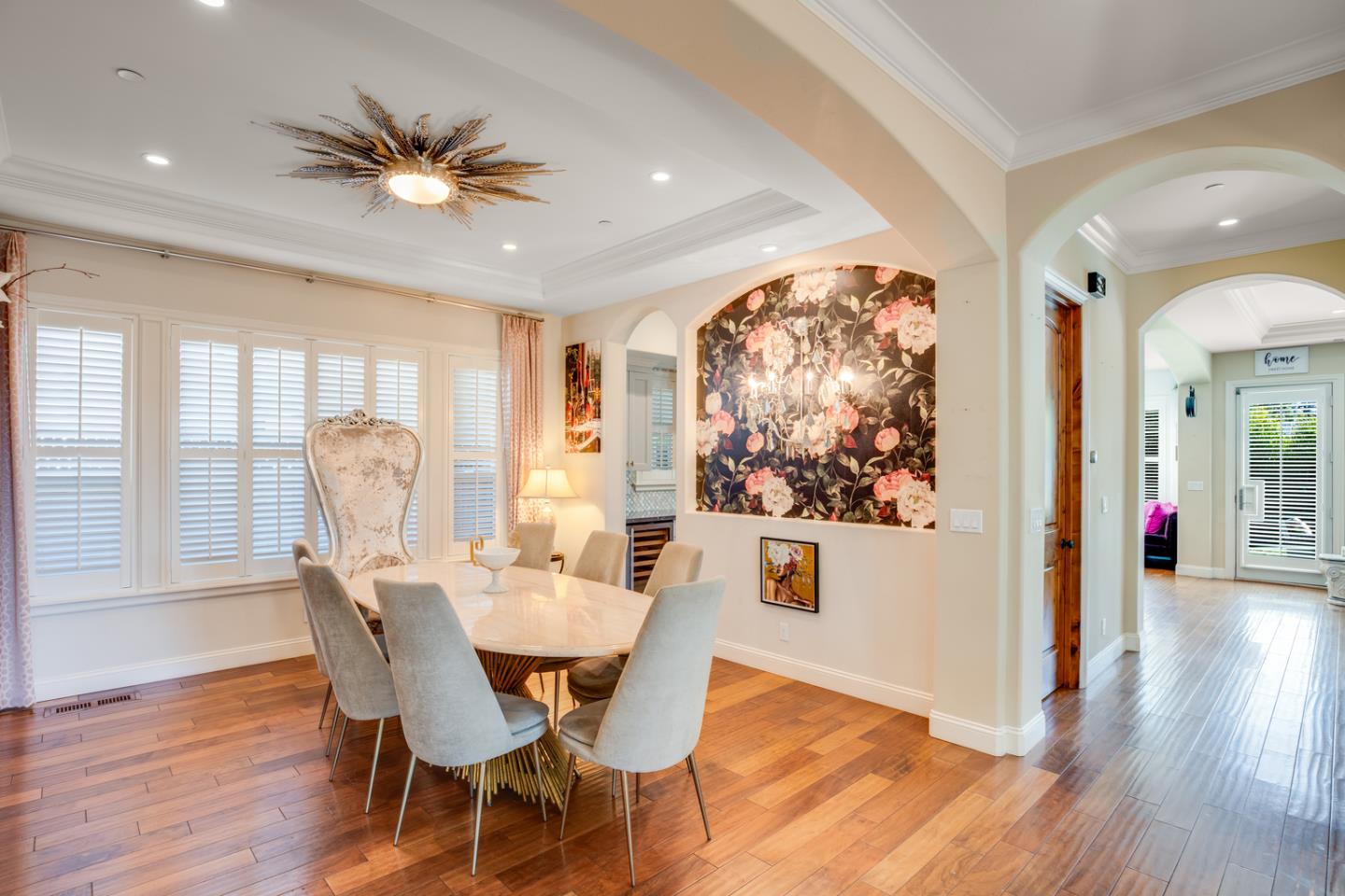 2446 Cherry Avenue San Jose, CA 95125 - Photo 12 of 49 a view of a dining room with furniture window and wooden floor