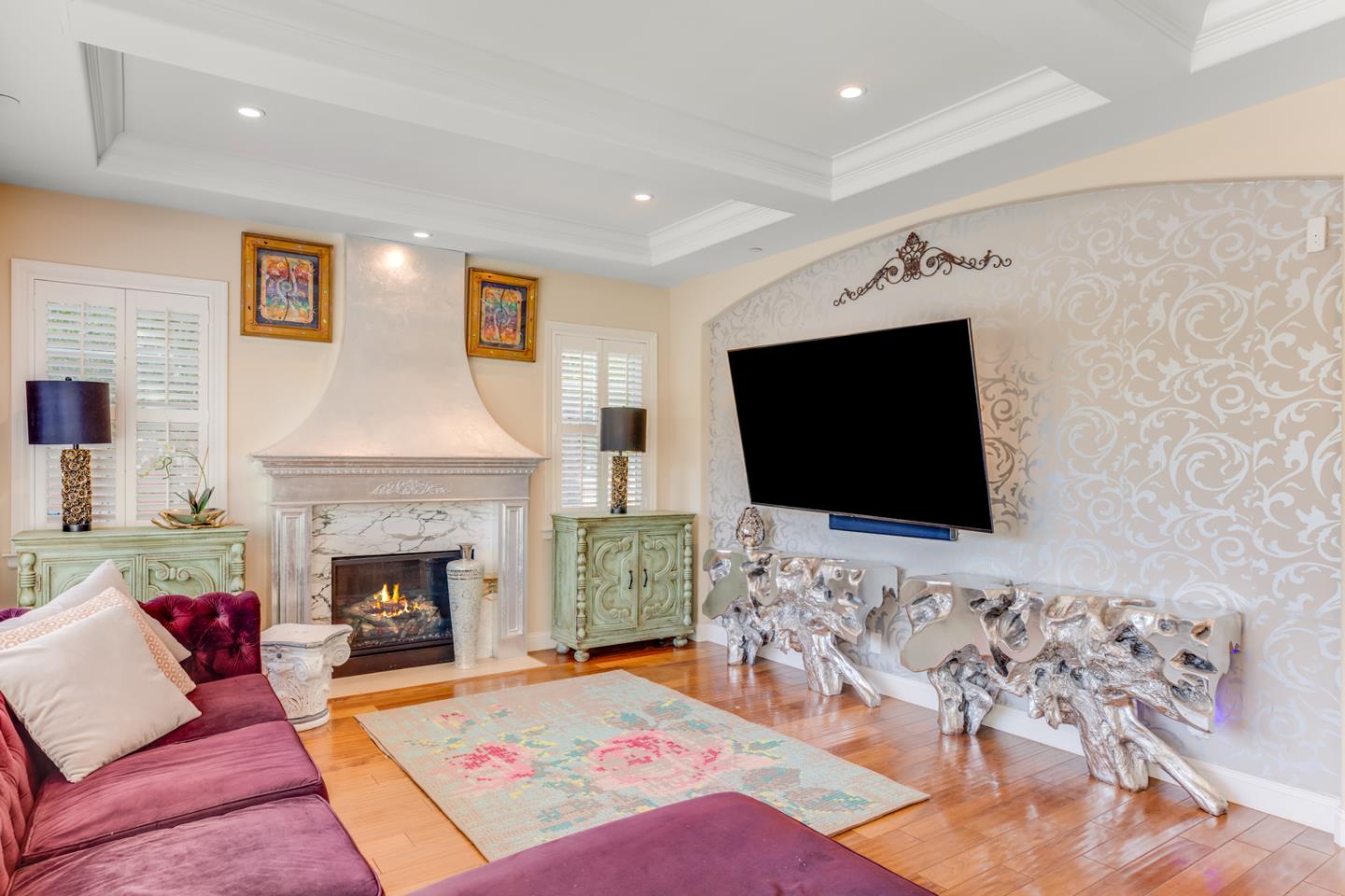2446 Cherry Avenue San Jose, CA 95125 - Photo 28 of 49 a living room with furniture and a flat screen tv