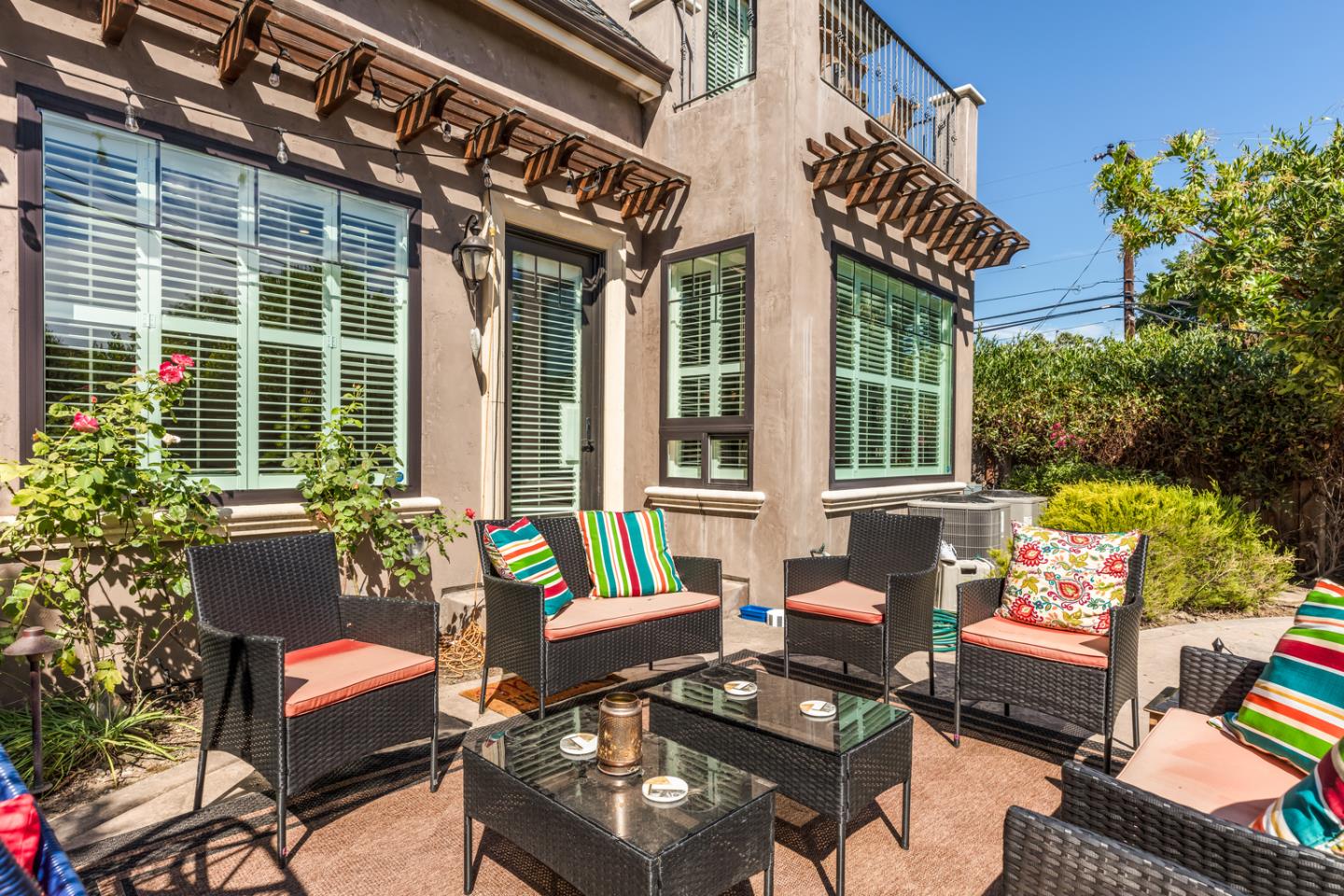 2446 Cherry Avenue San Jose, CA 95125 - Photo 43 of 49 a outdoor living space with furniture and a potted plant