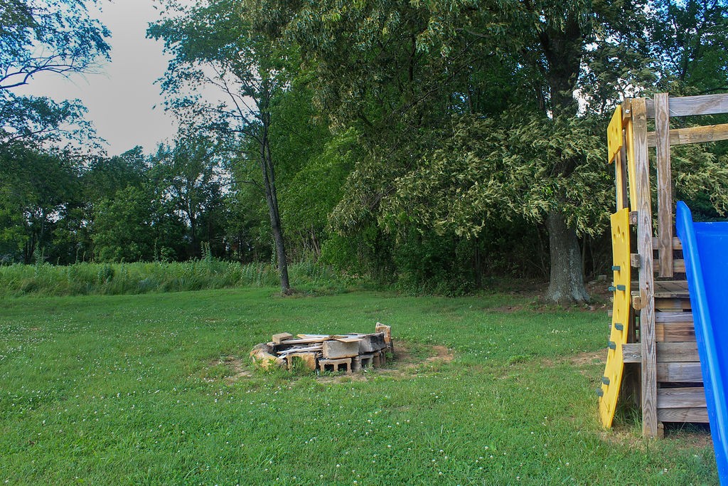 288 Clubbs Road Portland, TN 37148 - Photo 5 of 48 a view of backyard with a barn and large trees