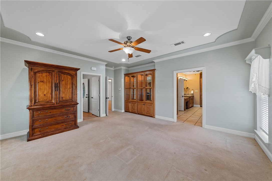 113 Cr 453 Road Troy, TX 76579 - Photo 18 of 41 an empty room with windows and ceiling fan