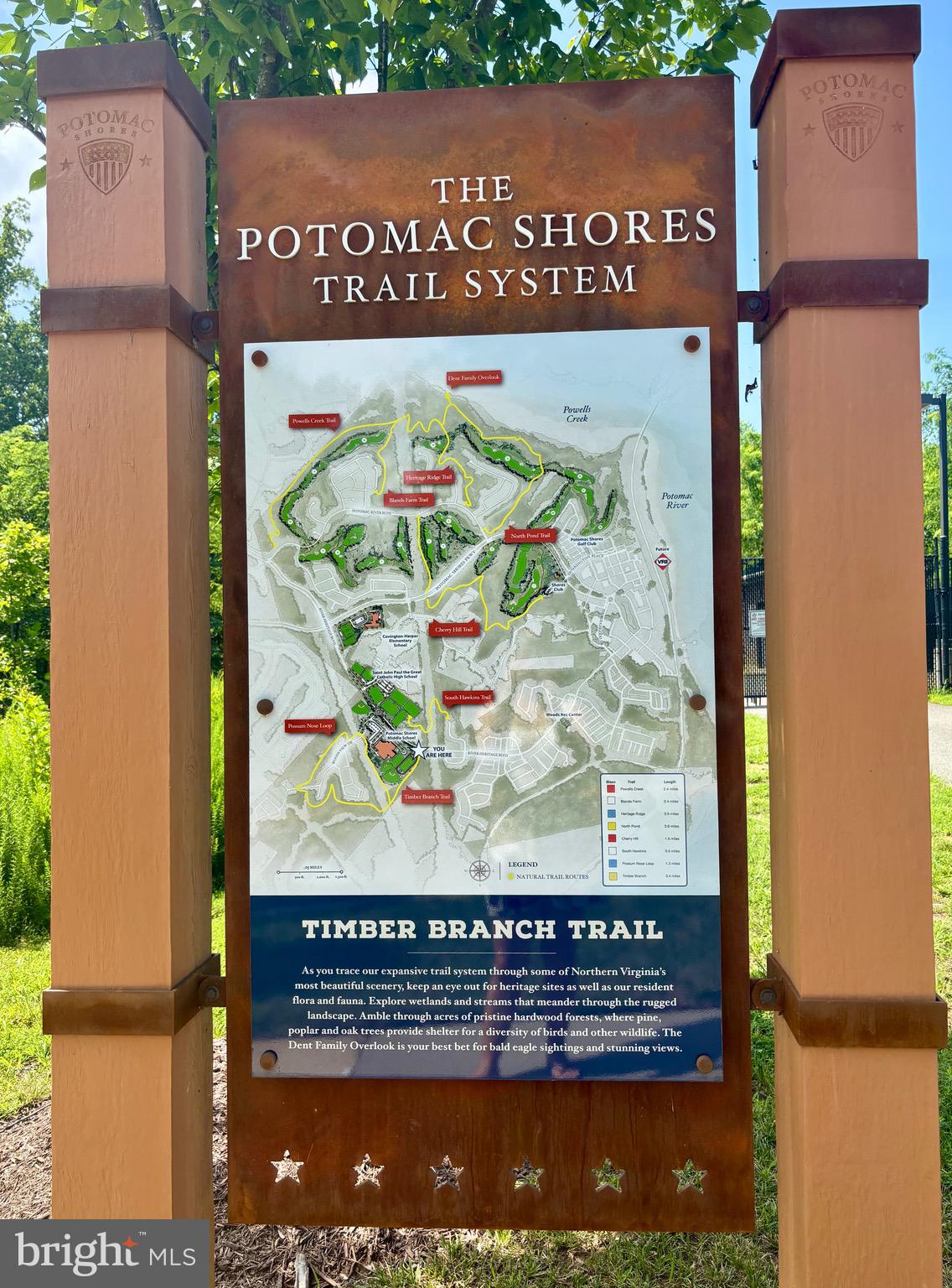 1655 Aspen Poplar Road Dumfries, VA 22026 - Photo 50 of 57 Trail System Placard