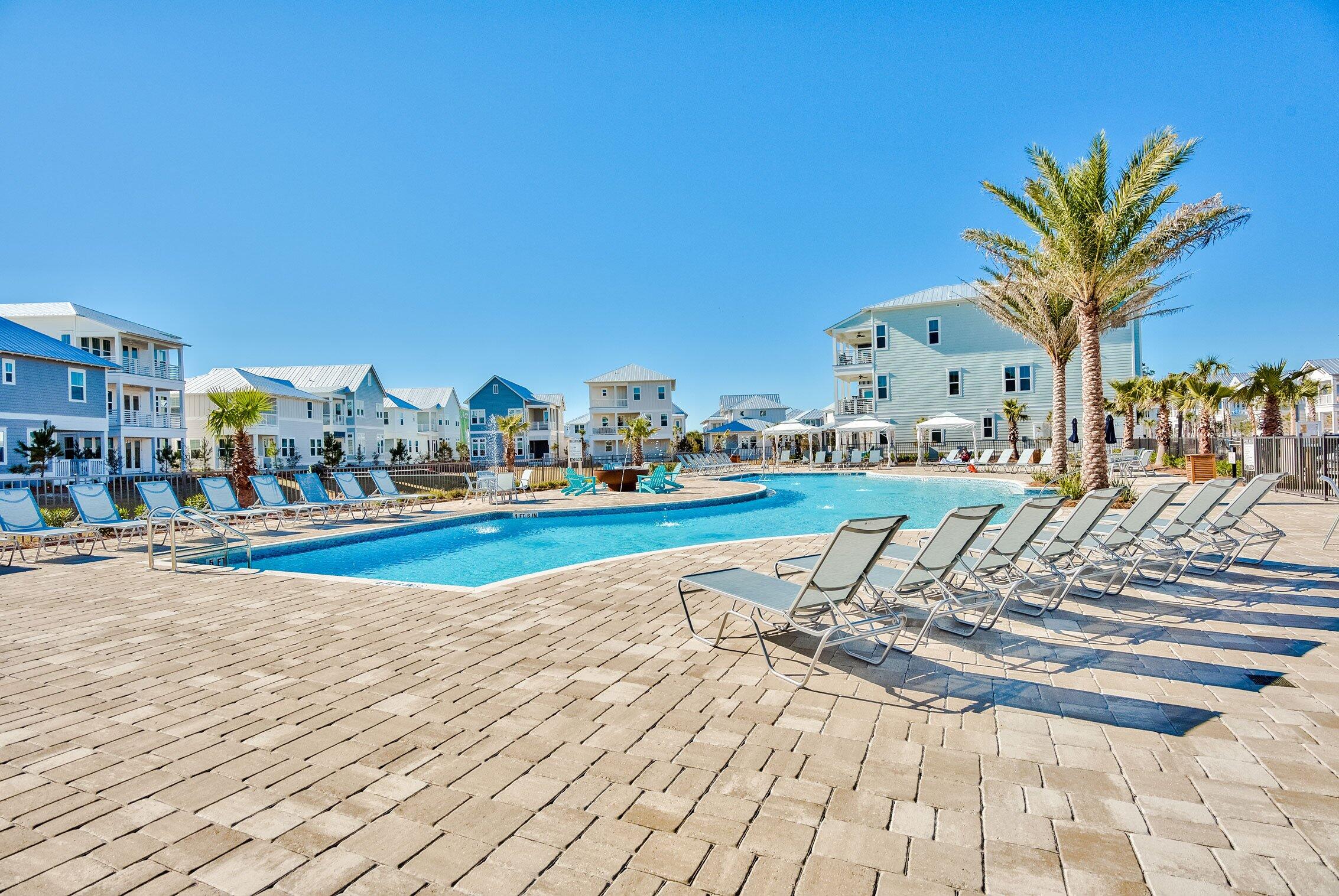 109 East Crabbing Hole Ln Inlet Beach Inlet Beach, FL 32461 - Photo 66 of 67 South-Pool-side-shot