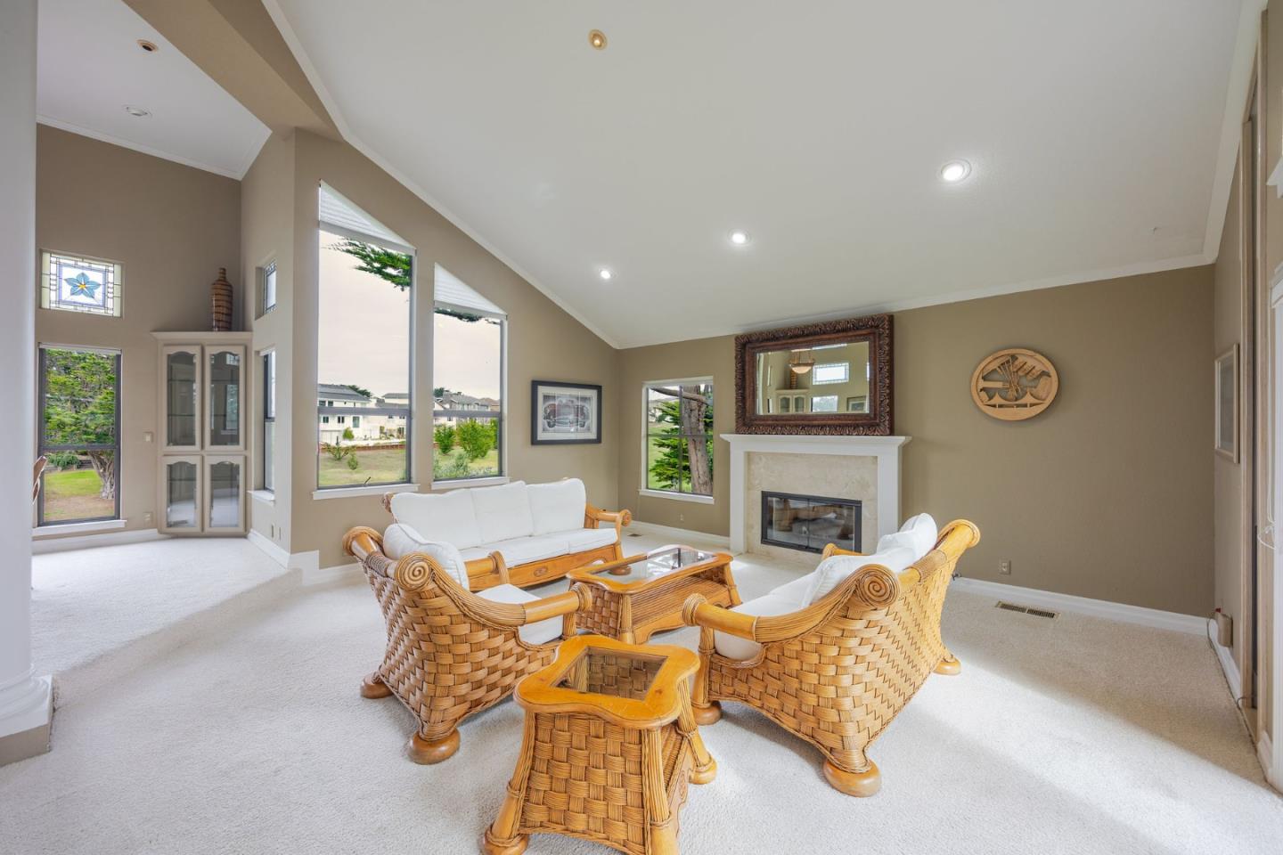 15 Ashdown Place Half Moon Bay, CA 94019 - Photo 7 of 53 a living room with furniture and a fireplace