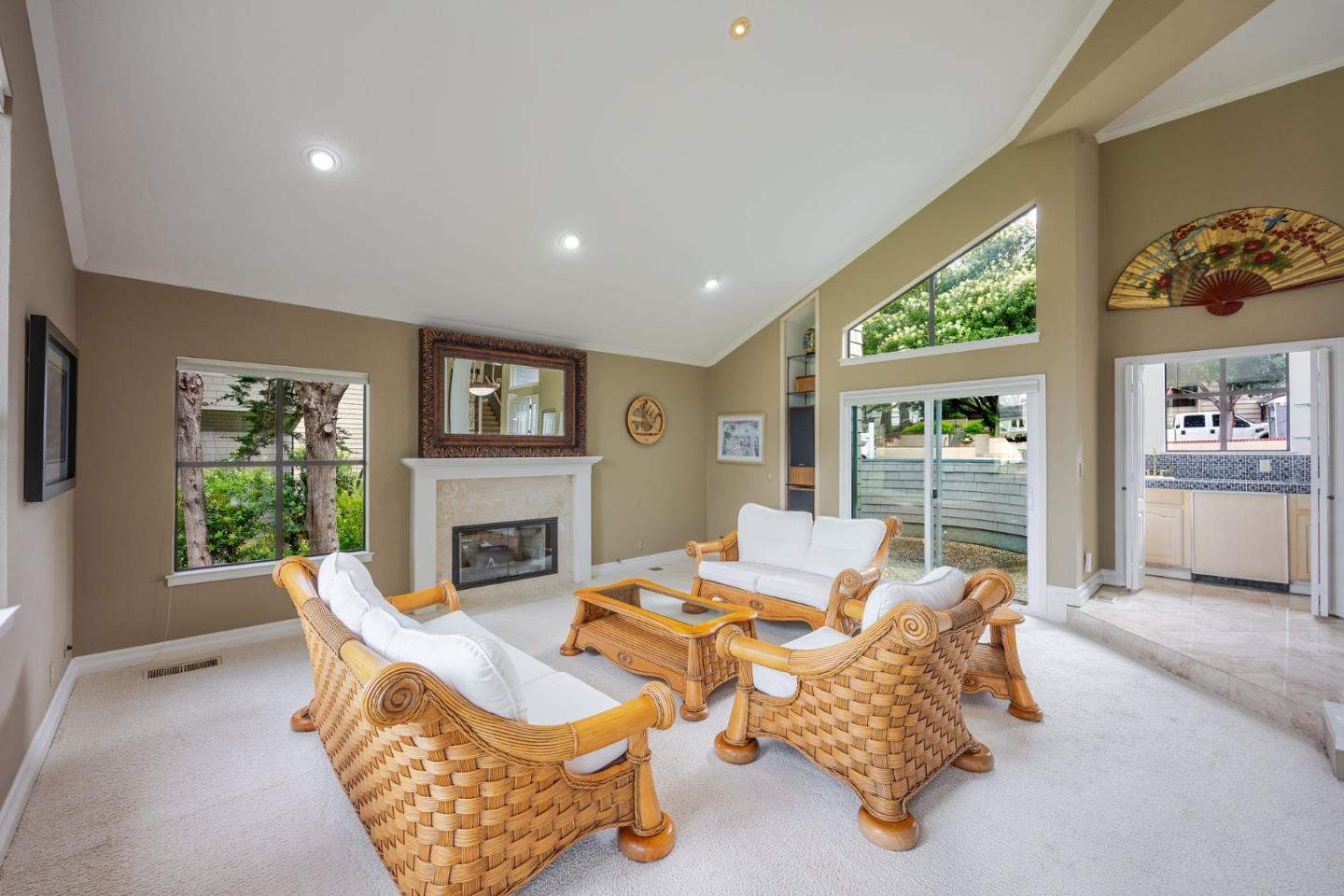 15 Ashdown Place Half Moon Bay, CA 94019 - Photo 8 of 53 a living room with furniture large window and fireplace