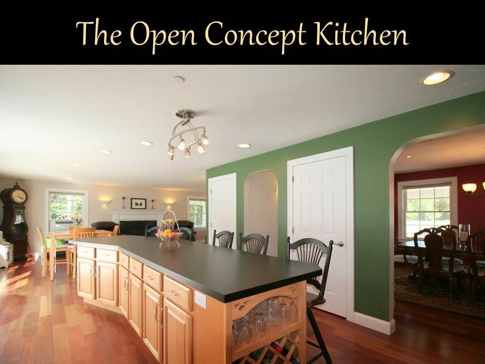 47 Edgefield Road Gorham, ME 04038 - Photo 16 of 35 Large island houses wine rack and...