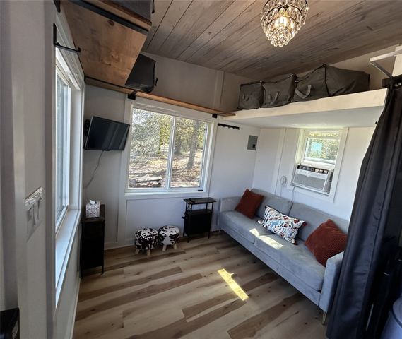 a very nice looking room with a large window