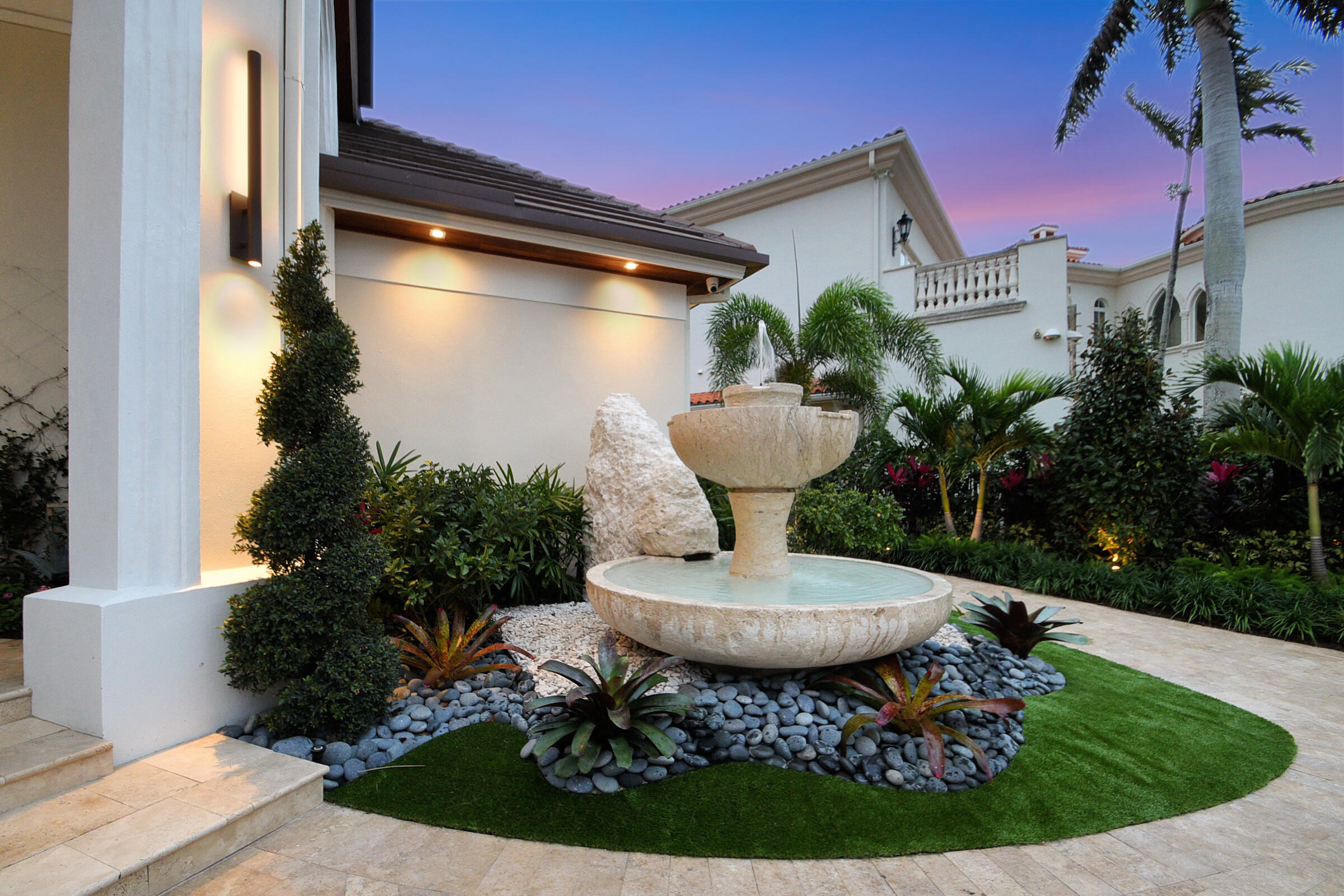 751 Northeast 45th Road Boca Raton, FL 33431 - Photo 3 of 41 HL_3_Fountain at night