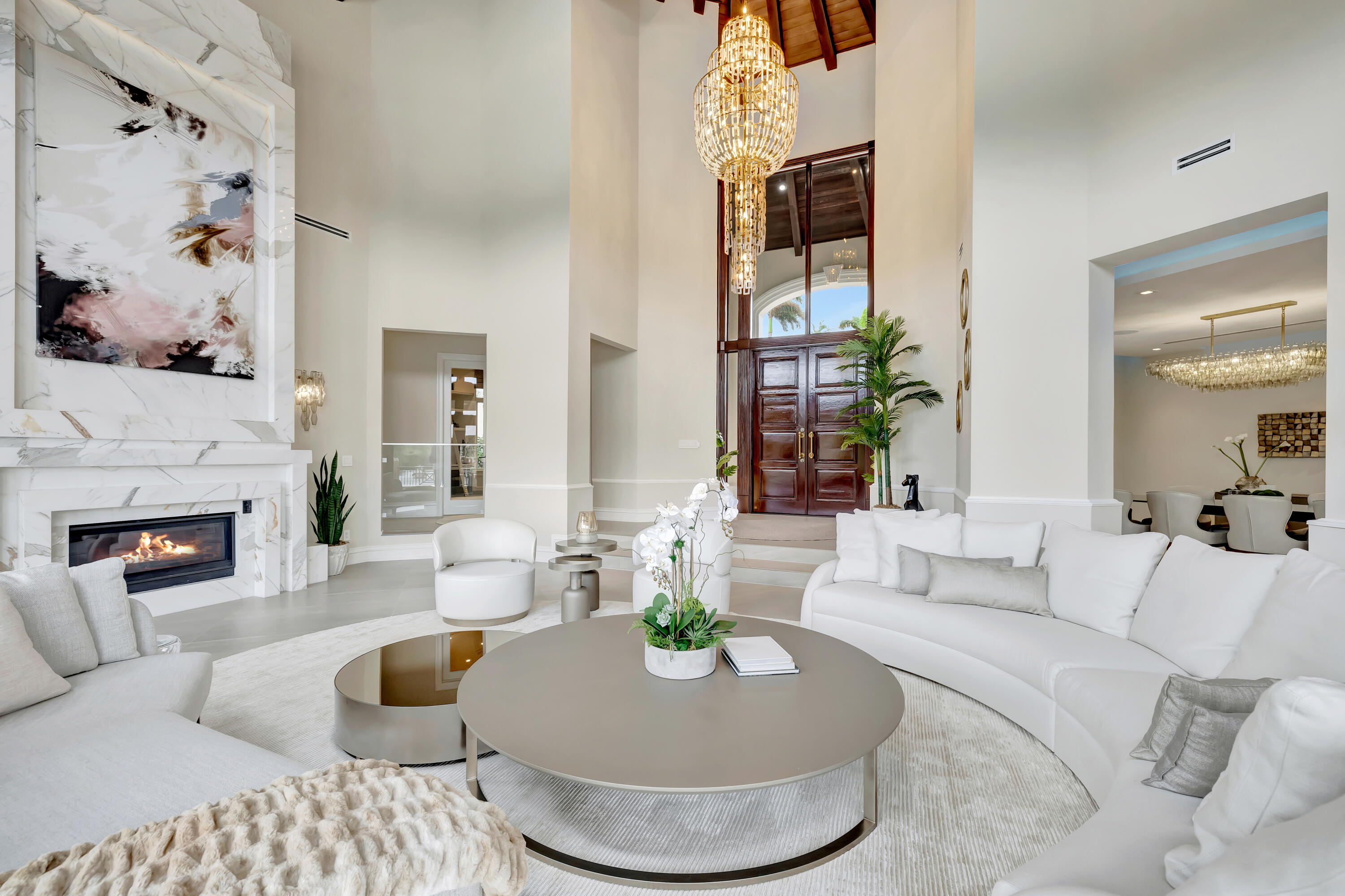 751 Northeast 45th Road Boca Raton, FL 33431 - Photo 6 of 41 HL_6_Great Room + fireplace