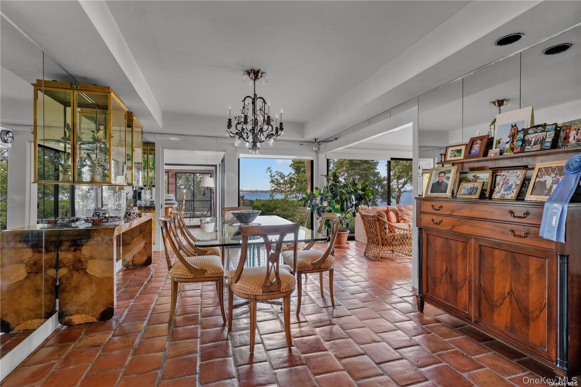 120 West Creek Farms Road Sands Point, NY 11050 - Photo 9 of 36 a view of a dining room with furniture window and outside view
