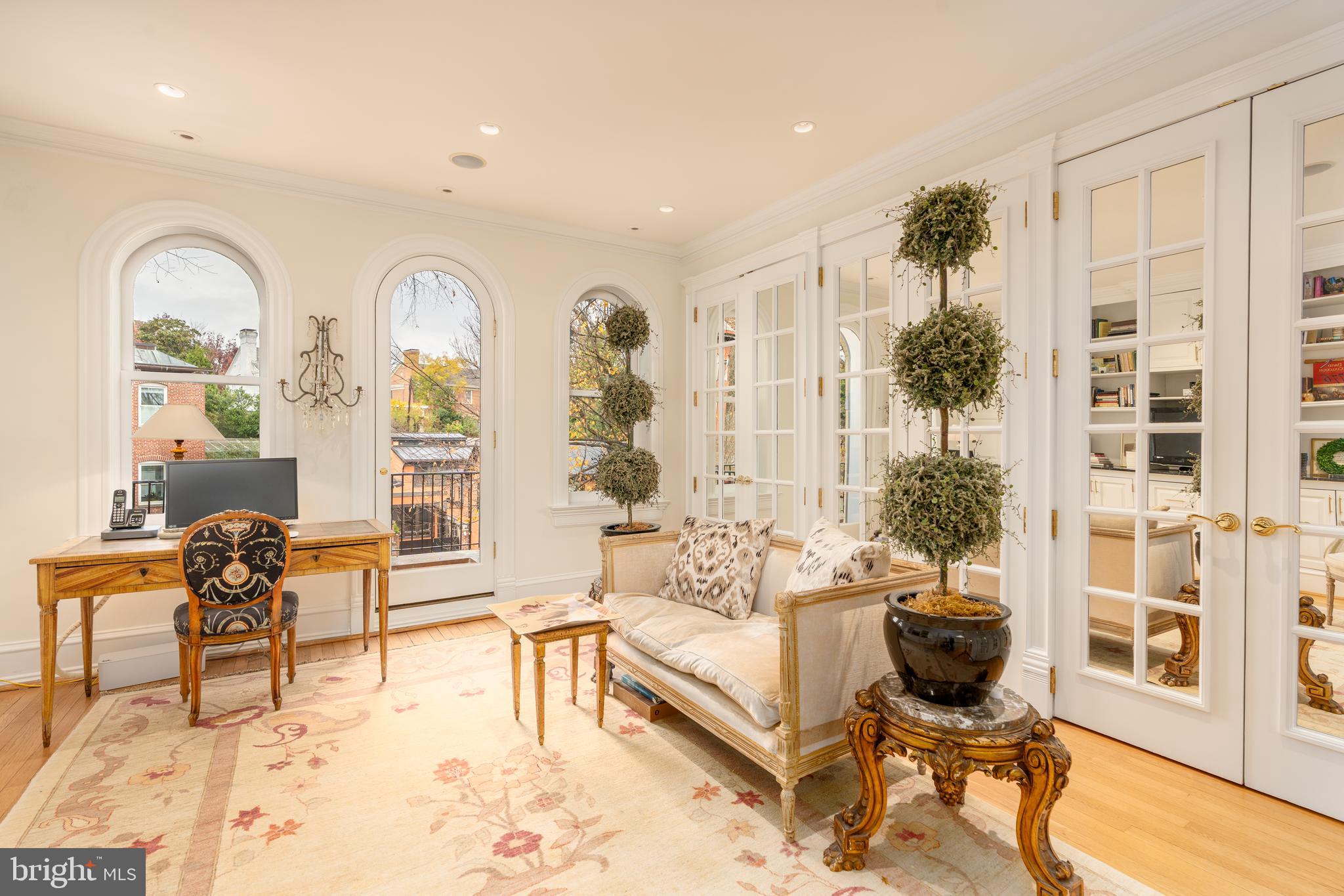 3070 Q Street Northwest Washington, DC 20007 - Photo 20 of 33 a living room with furniture and a large window