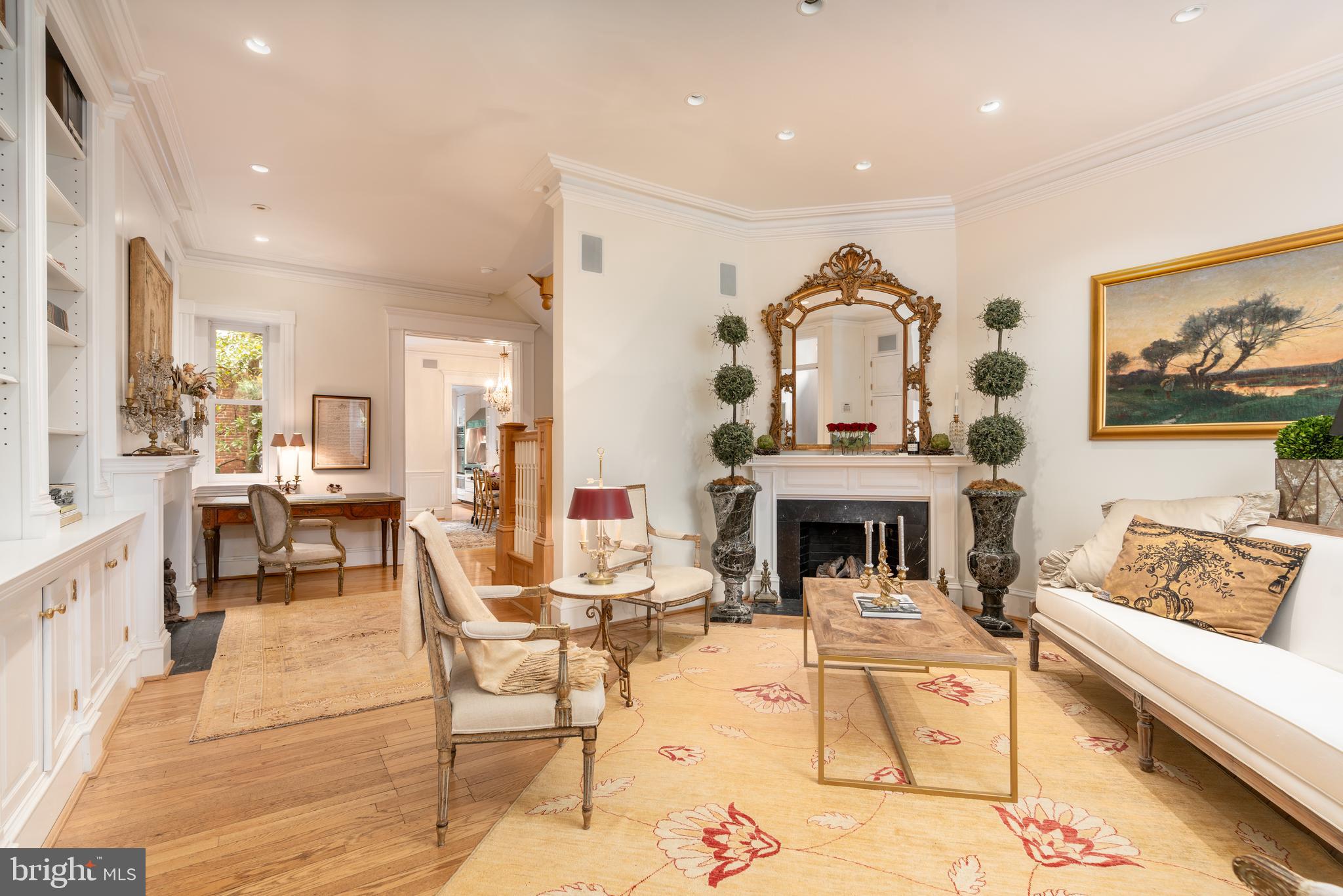 3070 Q Street Northwest Washington, DC 20007 - Photo 3 of 33 a view of a living room and dining room