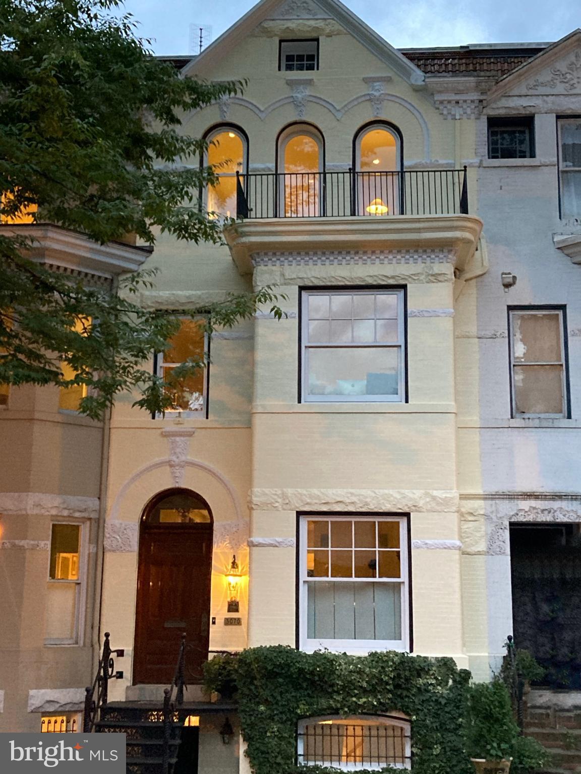 3070 Q Street Northwest Washington, DC 20007 - Photo 32 of 33 a front view of a house with glass windows