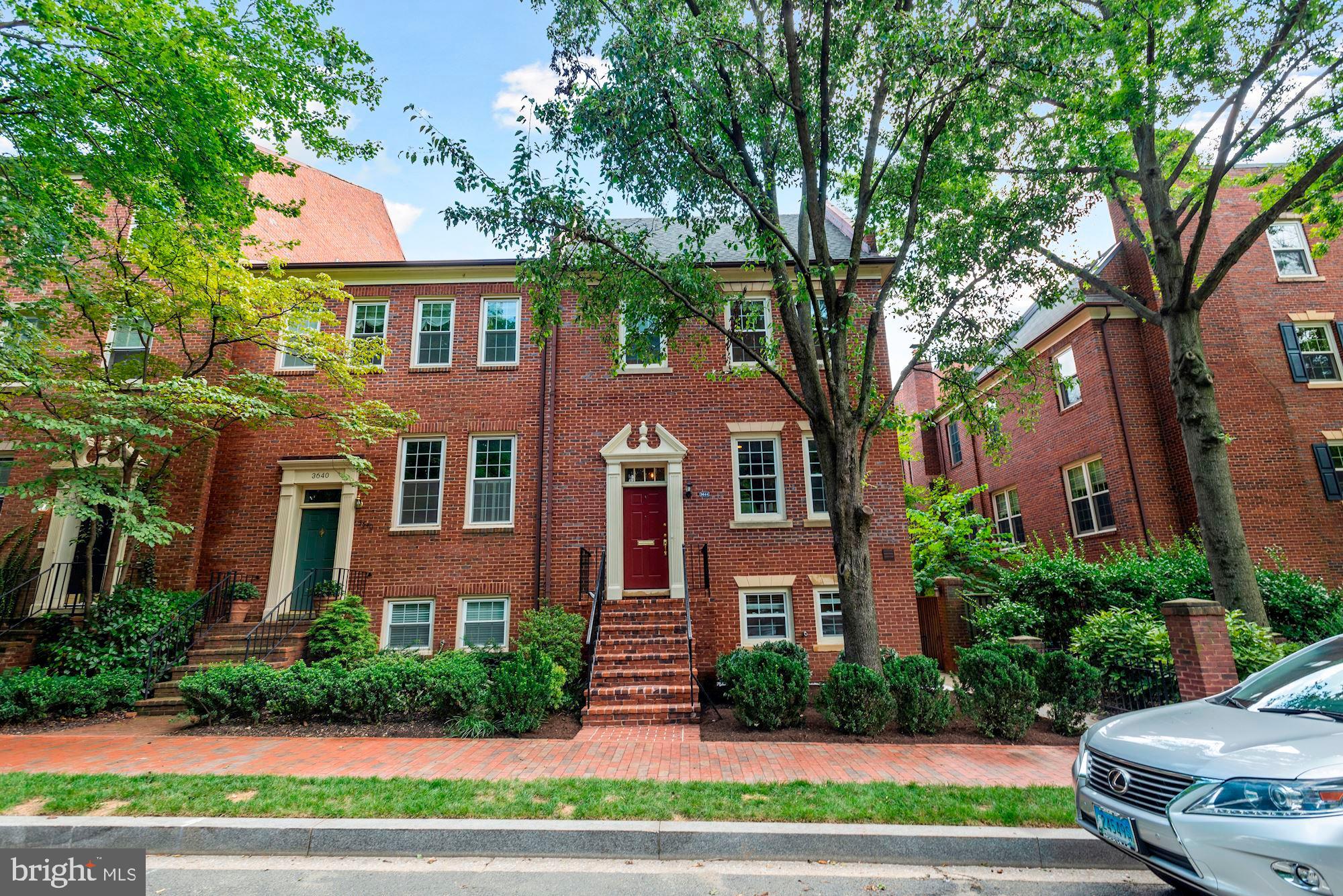 3644 Reservoir Road Northwest Washington, DC 20007 - Photo 2 of 27 Well maintained and light filled townhouse