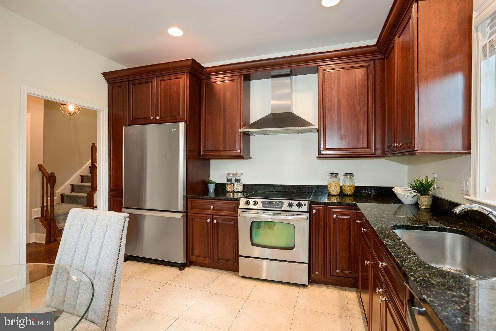 3644 Reservoir Road Northwest Washington, DC 20007 - Photo 12 of 27 Spacious eat-in kitchen with stainless steel app