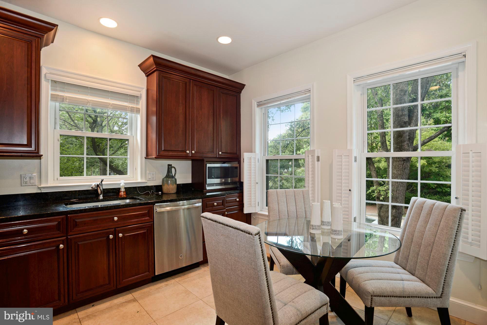 3644 Reservoir Road Northwest Washington, DC 20007 - Photo 13 of 27 Very bright kitchen!