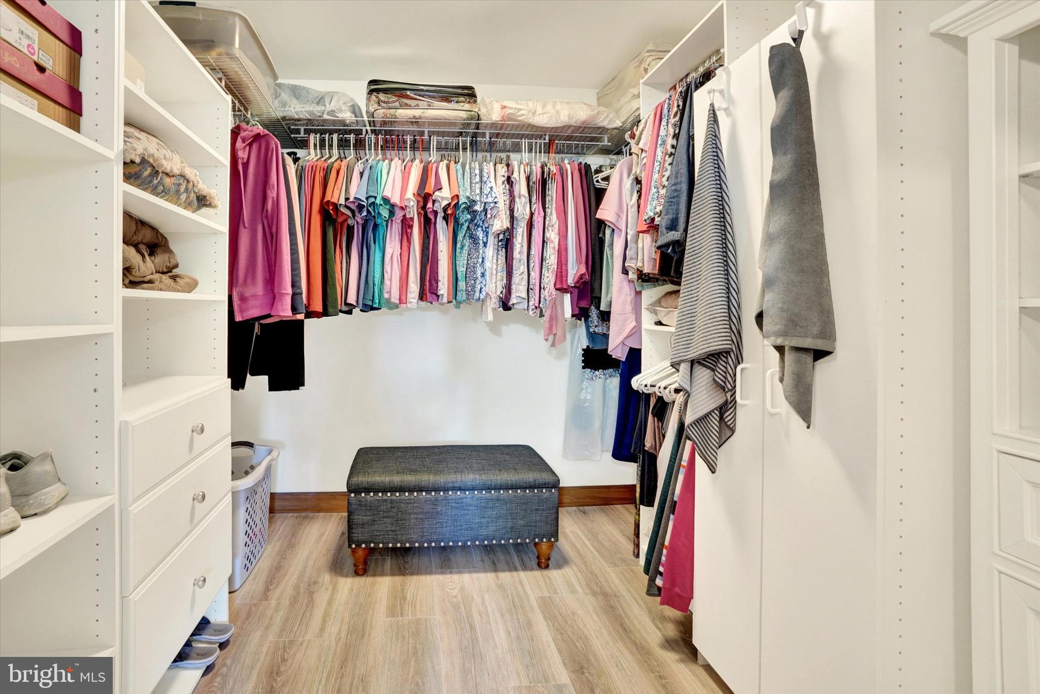 285 South Main Street Mount Wolf, PA 17347 - Photo 20 of 34 a view of walk in closet with clothes and shoes