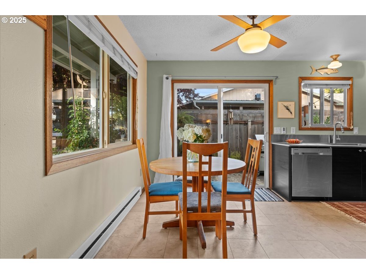 3837 North Juneau Street Portland, OR 97203 - Photo 7 of 32 a dining room with furniture and wooden floor
