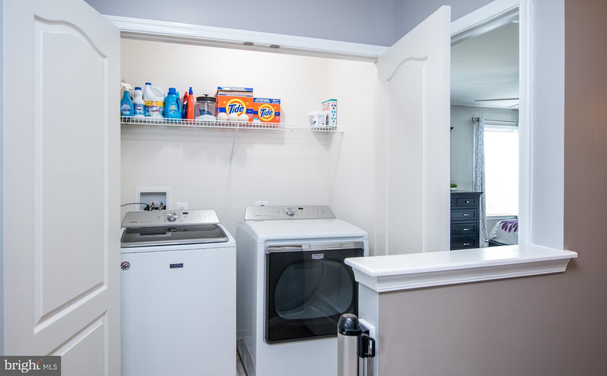 50 Bouldin Road Charles Town, WV 25414 - Photo 33 of 49 Upper level laundry. Washer & dryer do NOT convey.