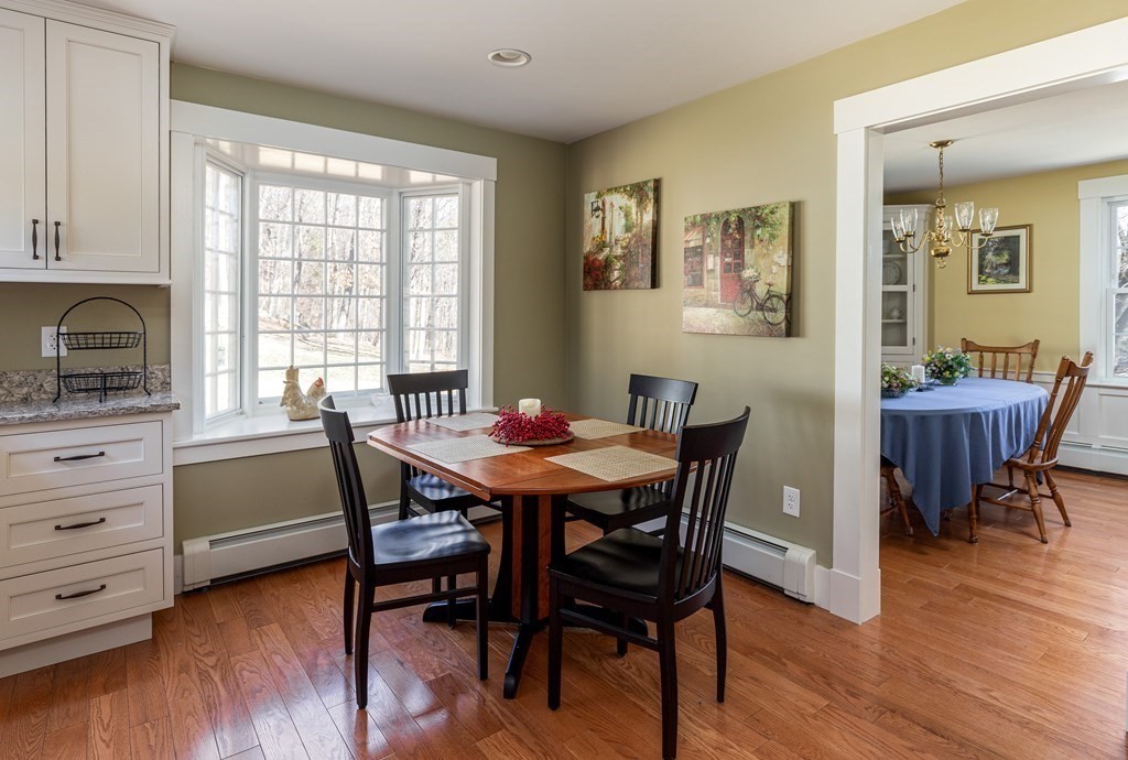 61 Ayer Road Harvard, MA 01451 - Photo 18 of 32 a view of a dining room with furniture and wooden floor
