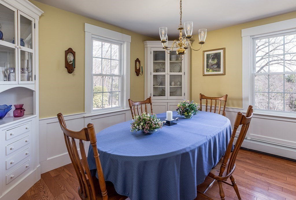 61 Ayer Road Harvard, MA 01451 - Photo 19 of 32 a view of a dining room with furniture window and wooden floor